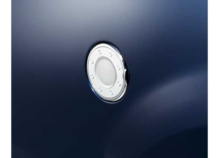 Auto Ventshade - 0309 Expedition/9903 F150/9910 F250/f350/f450/f550 Super Duty Fuel Door Coverchrome - 688772