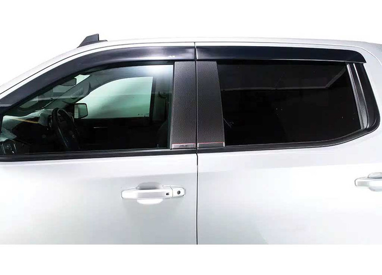 Auto Ventshade - 24c Trax Ventvisor Low Profile Impact Resistant Side Window Deflectorsmoke4pc - 894116