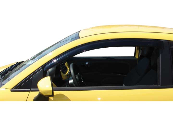 Auto Ventshade - 1217 Fiat 500 2pc Original Ventvisorsmoke - 92385