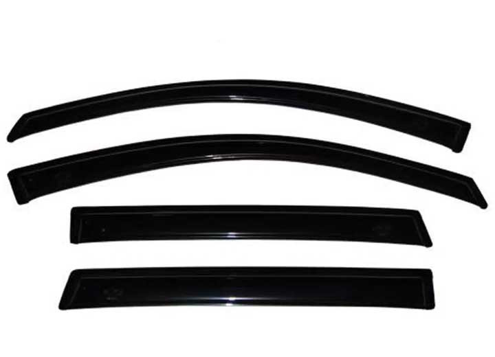 Auto Ventshade - 18c Atlas Ventvisor Outside Mount Impact Resistant Side Window Deflectorsmoke4pc - 94193