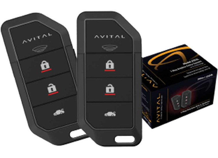 Avital - Keyless Entry System With Up To 1/4 Mile Range - 2103L