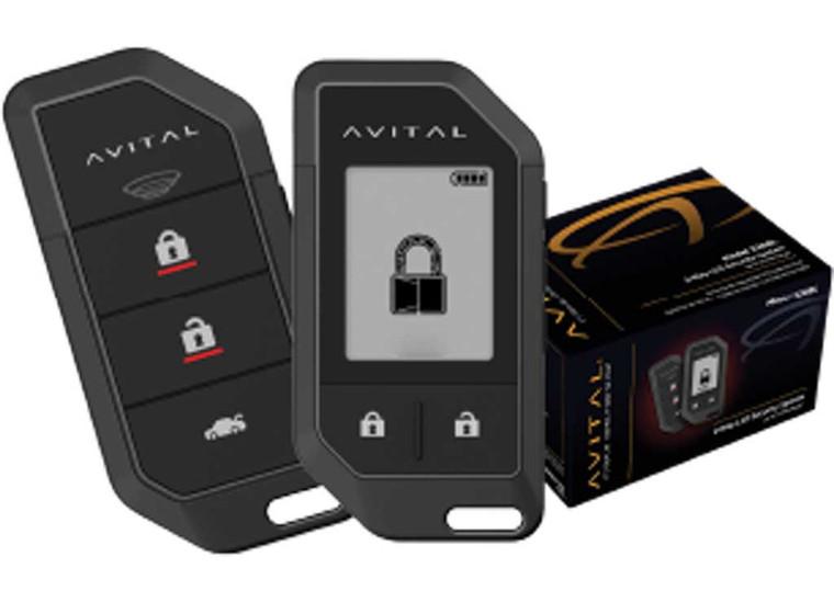 Avital - 2way Lcd Security System With Up To 1/4 Mile Range - 3308L