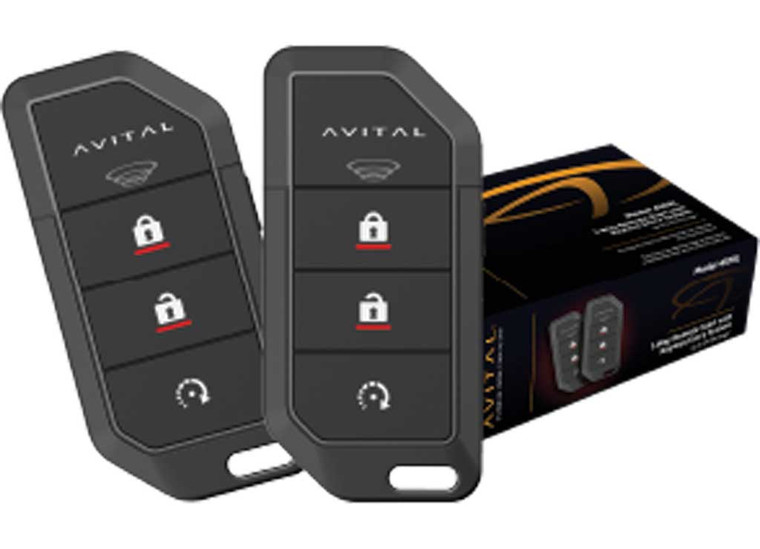 Avital - 4btn Remote Start System With Up To 1/4 Mile Range - 4109L