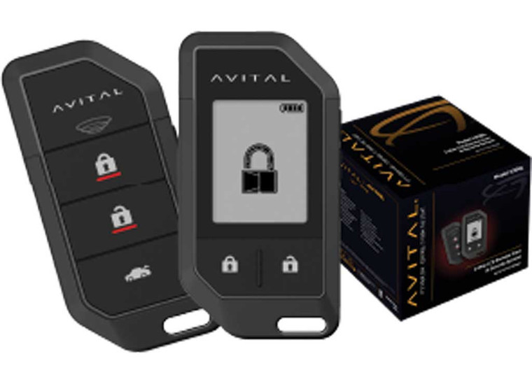 Avital - 2way 5btn Lcd Rf Kit With Up To 1 Mile Range - D9757L