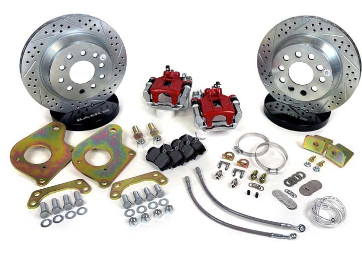 Baer Brake Systems - 11.65in Clsc Brake Sys Rr Red 7888 Gbod - 4302561R