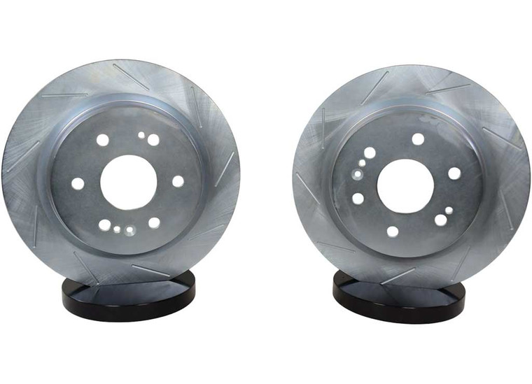 Baer Brake Systems - 19c Checy/gmc 1500 Claw Performance Rotors Rear Slot/zinc Only 6 Lug Cast Iron - 73023-220
