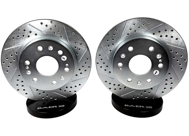 Baer Brake Systems - 1820 F150/1821 Navigator Claw Performance Rotors Rear 6 Lug Cast Iron - 99207-020