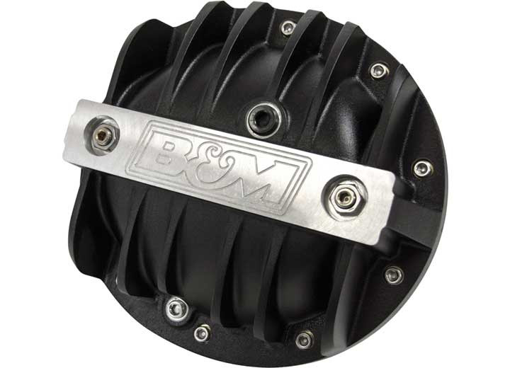B & M Automotive - Cast Aluminum Differential Cover Blk Fit Most Vehicles W/ Gm 8.2in 8.5in& 8.6in - 71502