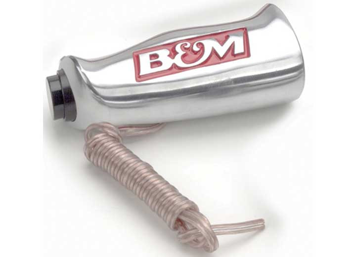 B & M Automotive - Thandle W/button Brushed Al - 80658