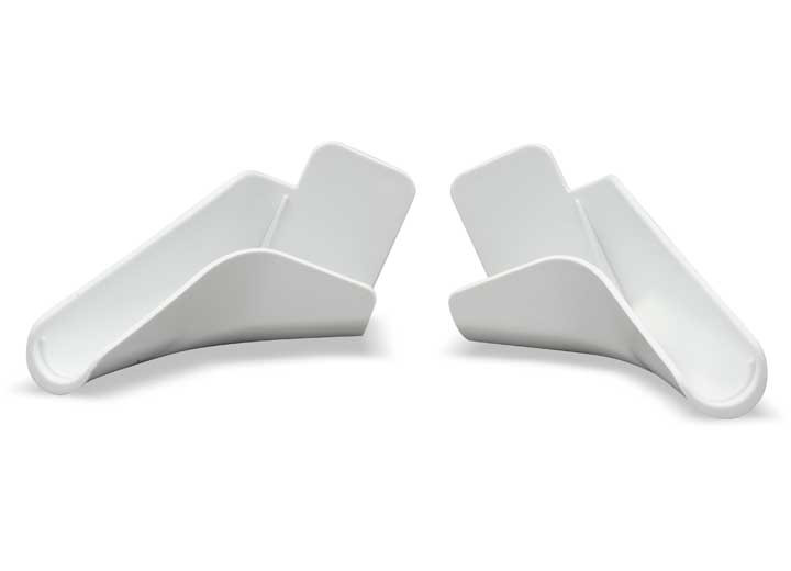 B&B Molders - Medium Rain Gutter Spouts 4/pk Polar White - 94170