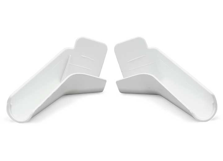 B&B Molders - Long Rain Gutter Spouts 4/pk Polar White - 94173