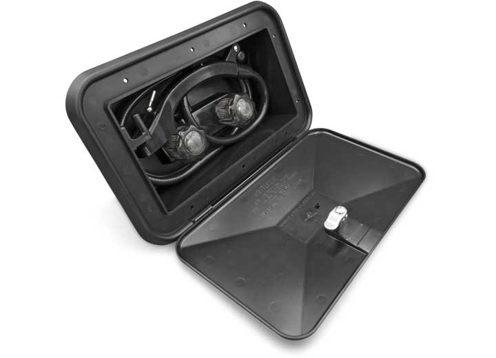 B&B Molders - Exterior Shower Black - 94196