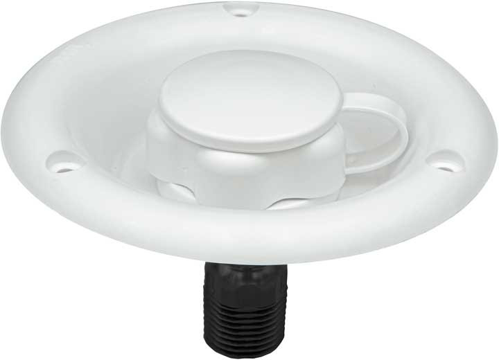 B&B Molders - City Water Dish W/plastic Check Valve Polar White - 94220