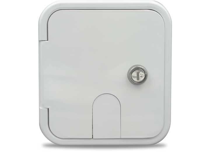 B&B Molders - City Water Hatch W/plastic Check Valve Key Polar White - 94226
