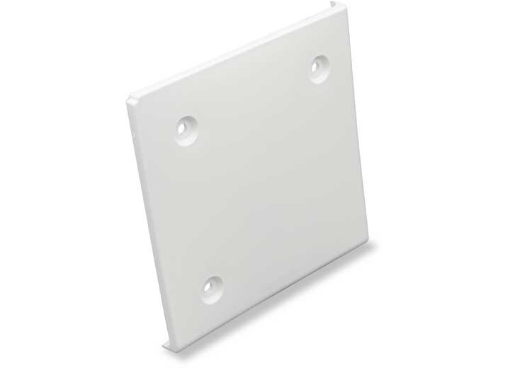 B&B Molders - 41/2in Square Slideout Cap Polar White - 94285