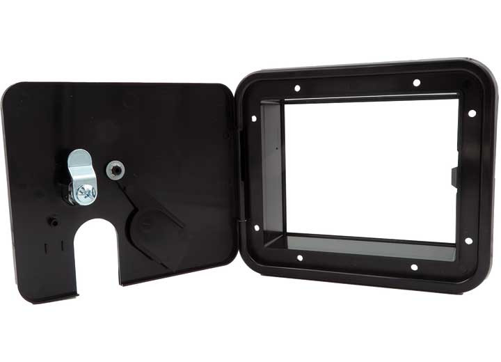 B&B Molders - Medium 30/50 Amp Electric Cable Hatch Key Lock Black - 94336