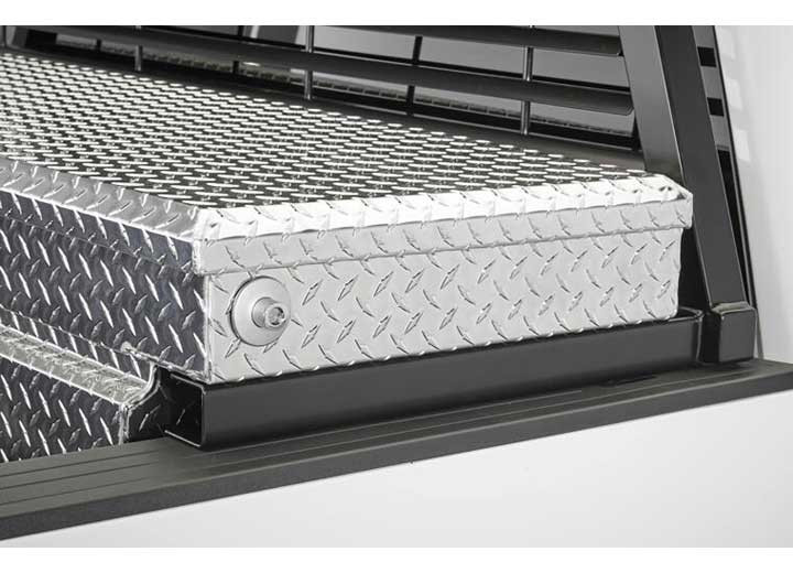 Backrack - 23c Gmc/chevrolet Canyon/colorado Hardware  Toolbox 21in No Drill Gloss Black - 30226TB