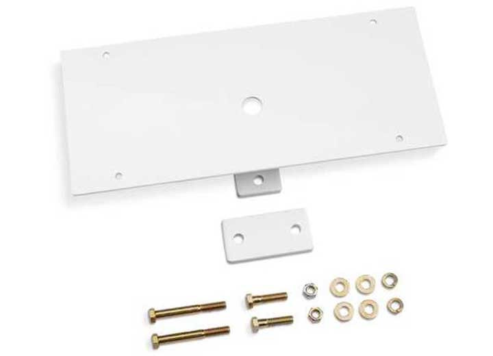 Backrack - Universal White Utility Light Bracket 16in X 7in Rectangle Center Mount - 91002RECW
