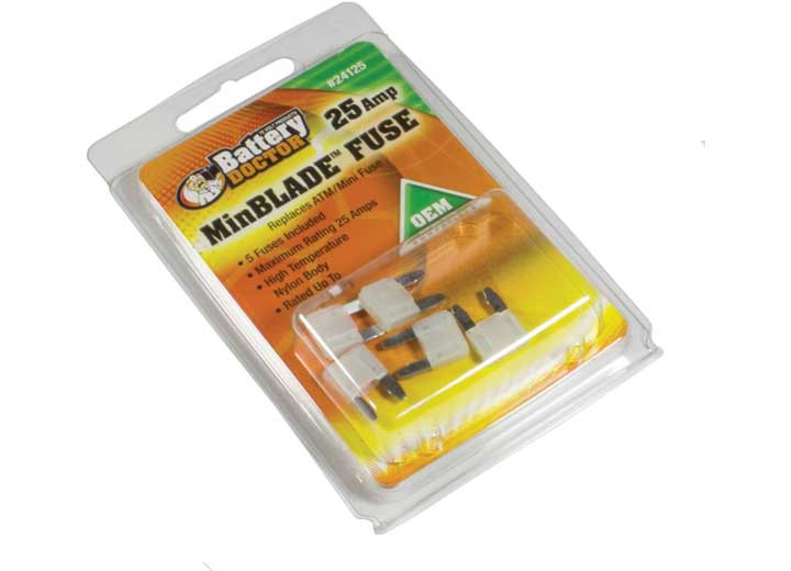 Battery Doctor - Atm Minifuse25aclear5pc Retail Pkg - 24125