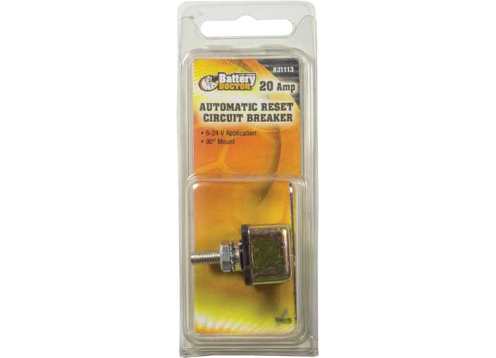 Battery Doctor - Circuit Breakertype 1horizontal Bracket20 Ampretail Pkg - 31113