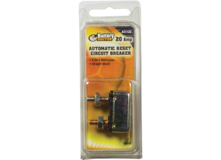 Battery Doctor - Circuit Breakertype 1vertical Bracket20 Ampretail Pkg - 31123