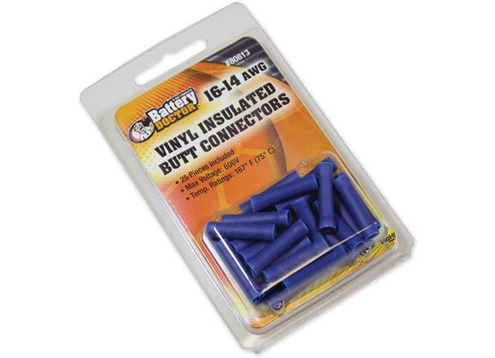 Battery Doctor - 1614awg Vinyl Butt Connectors 25 Pcs - 80813