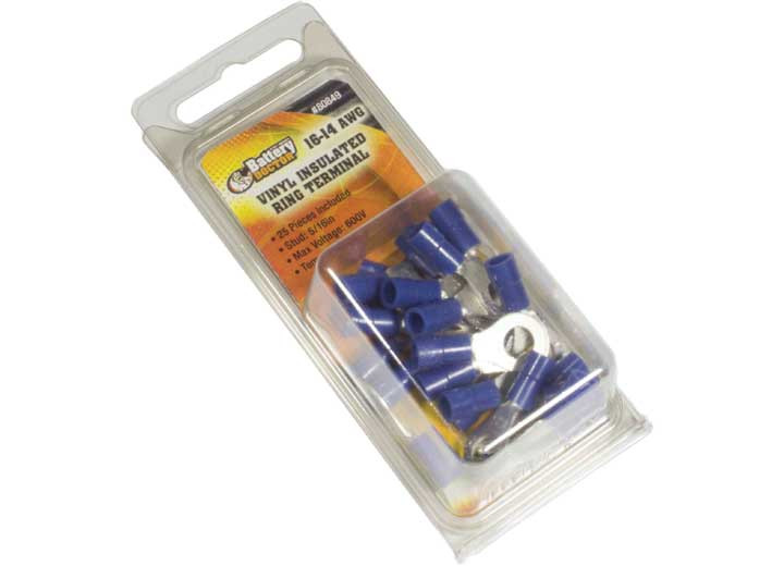 Battery Doctor - 1614awg 5/16in Vinyl Ring Terminal 25 Pcs - 80849