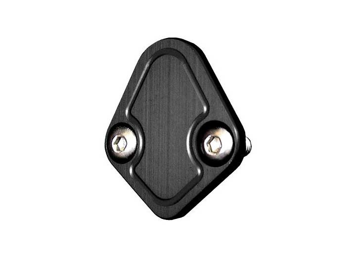 Big End Performance - Bbc Ford Mopar Black Billet Fuel Pump Block Off Plate - 10068