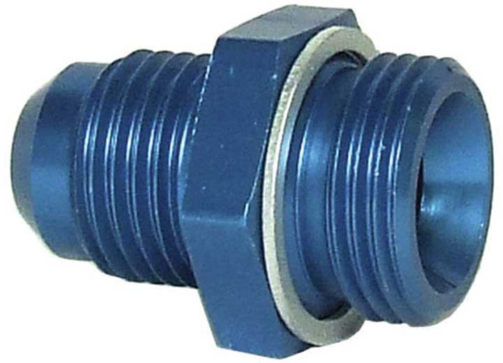 Big End Performance - 6an To Edelbrock And Carter Afb Blue Carb Inlet Adapter - 12167