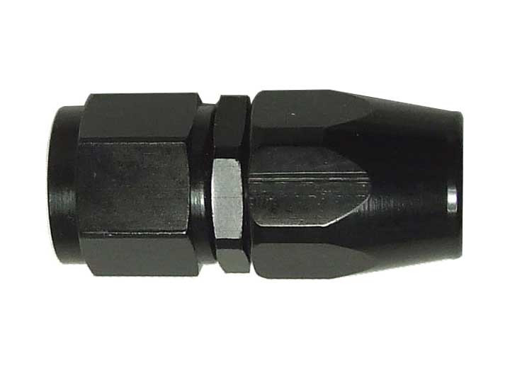 Big End Performance - Black Straight Swivel Aluminum Hose End 12an - 14200