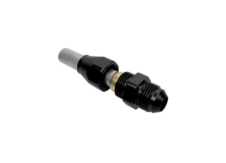 Big End Performance - 1/2 Tube To 8an Black Male Hard Tube Adapter - 14325