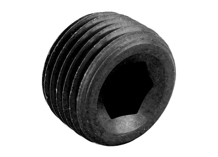 Big End Performance - 1/4in Npt Black Allen Socket Pipe Plug 2pk - 14514