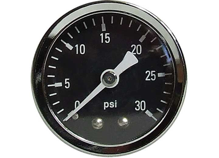 Big End Performance - Dry Black Face Pressure Gauge 030 Psi - 15027