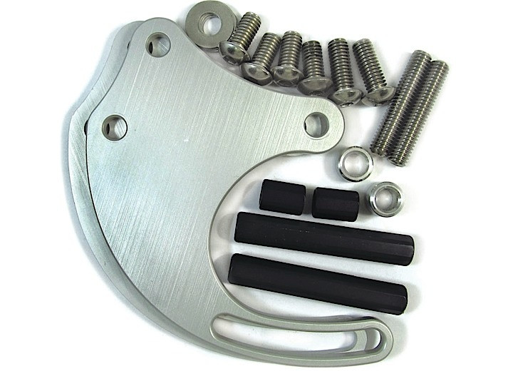 Big End Performance - Sbc Billet Power Steering Long Pump Mounting Bracket Kit - 50155
