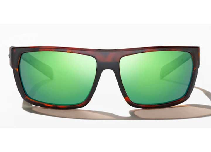 Bajio Sunglasses - Palometa Green Mirror Glass Brown Tort Matte - PAL121112