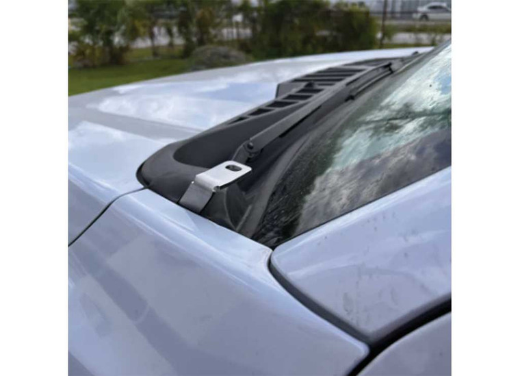 BMC Lights - 1923 F150 Apillar Brackets With Baja Squadron Pro Driving Combo - 19F1APBD