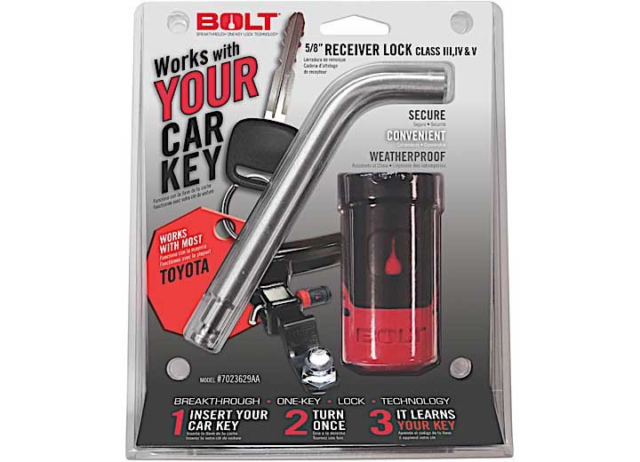 Bolt Lock - (clamshell)toyota Vehicles 5/8in Cls Iii/iv/v Receiver Lock - 7023584