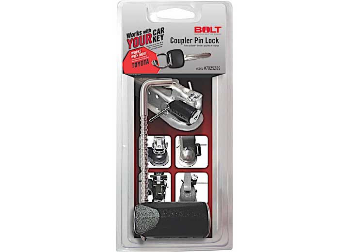 Bolt Lock - (clamshell)toyota Vehicles Coupler Pin Lock (not Compatiable With Toyota Emergen - 7025289