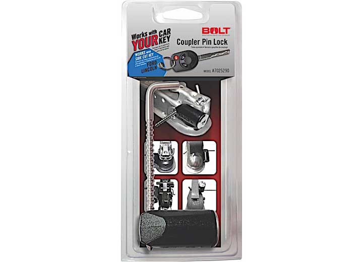 Bolt Lock - (clamshell) 15c F150/16c F250/f350/f450/13c Transit/connect W/side Cut Key Coupler Pin Lock - 7025290