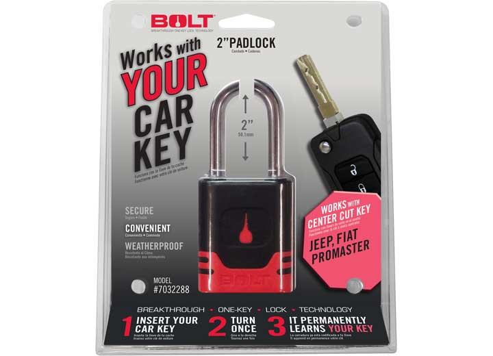 Bolt Lock - All Jeep Center Cut Includes Jl Padlock - 7032288