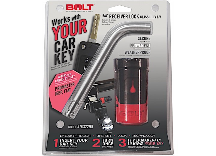 Bolt Lock - All Jeep Center Cut Includes Jl 5/8in Receiver Lock - 7032290