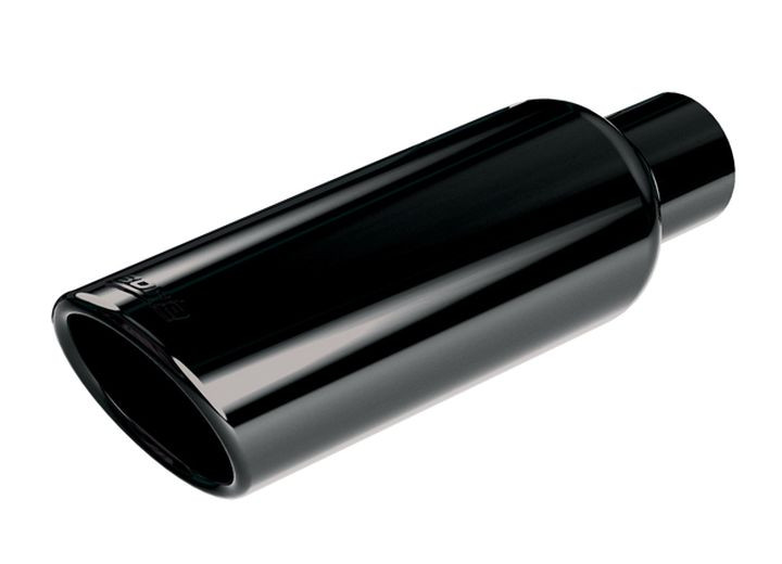 Borla Exhaust - 2.75in Inlet 4.0in Outlet 14in Long Black Chrome Tip - 20162