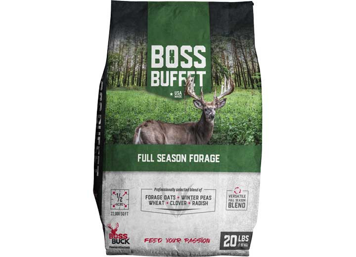Boss Buck - Boss Buffet Full Season Forage  20 Lb - BB-BFT