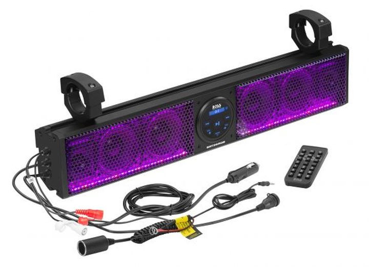BOSS Audio - Boss Audio Systems Brt26rgb Atv Utv Sound Bar System  26 Inches Wide Ipx5 Rated - BRT26RGB