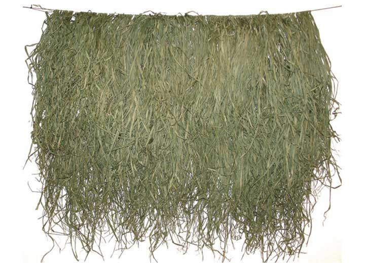 Beavertail Boats and Decoys - Ghillie Grass Green  All Natural Raffia Grass Mat - 400161