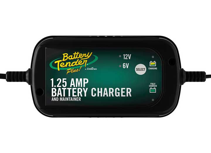 Battery Tender - 1.25 Amp 6/12v Selectable Charger - 022-0211-DL-WH