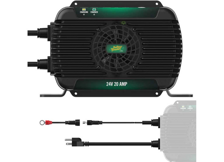 Battery Tender - Powerplus 20 Amp/ 24v Onboard Battery Charger And Maintainer - 022-2012-DL-WH