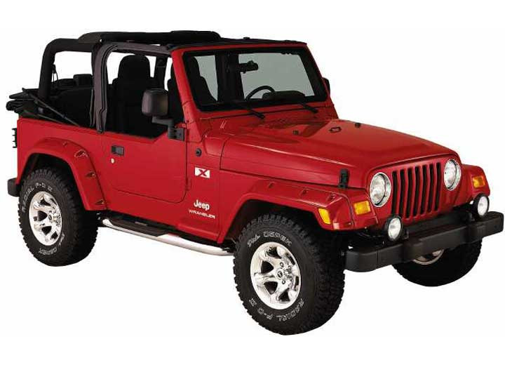 Bushwacker - 9706 Wrangler Tj 4 3/4in Pocket Style 4pc Flare - 10917-07