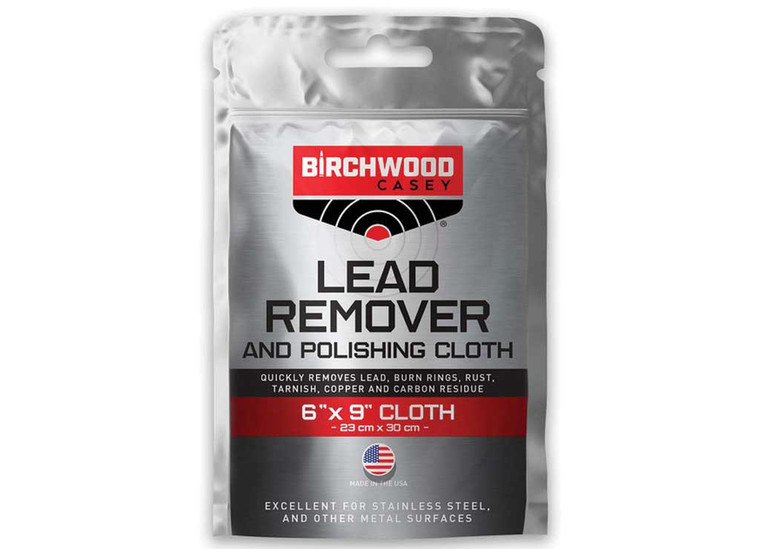 Birchwood Casey - Lead Remover And Polishing Cloth 6in X 9in - BC-31002