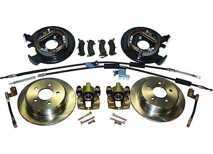 Crown Automotive - 9706 Tj Wrangler/9398 Zj Grand Cherokee Disc Brake Conversion Kit - RT31006